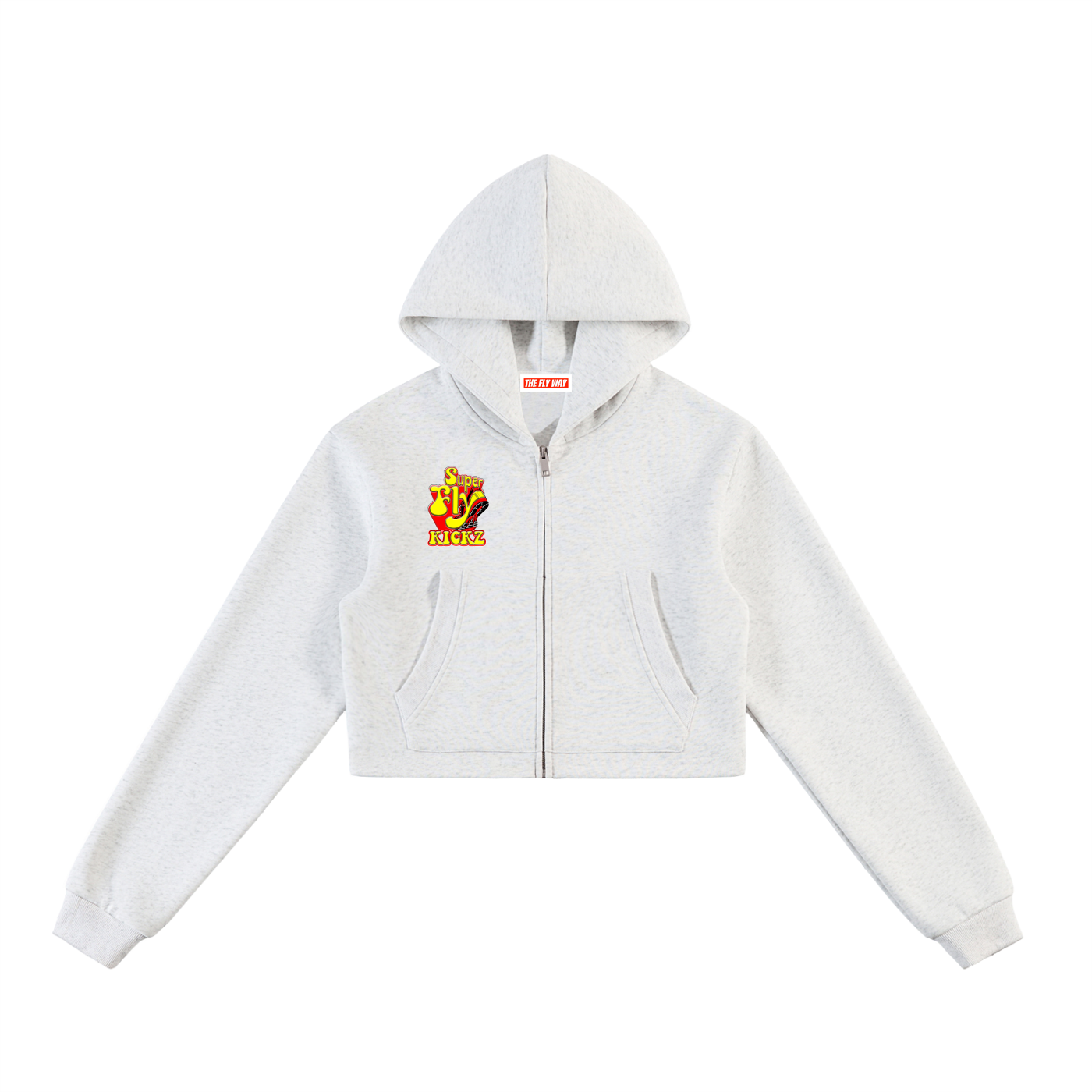 Women's Classic SFK Cropped Zip-Up Hoodie