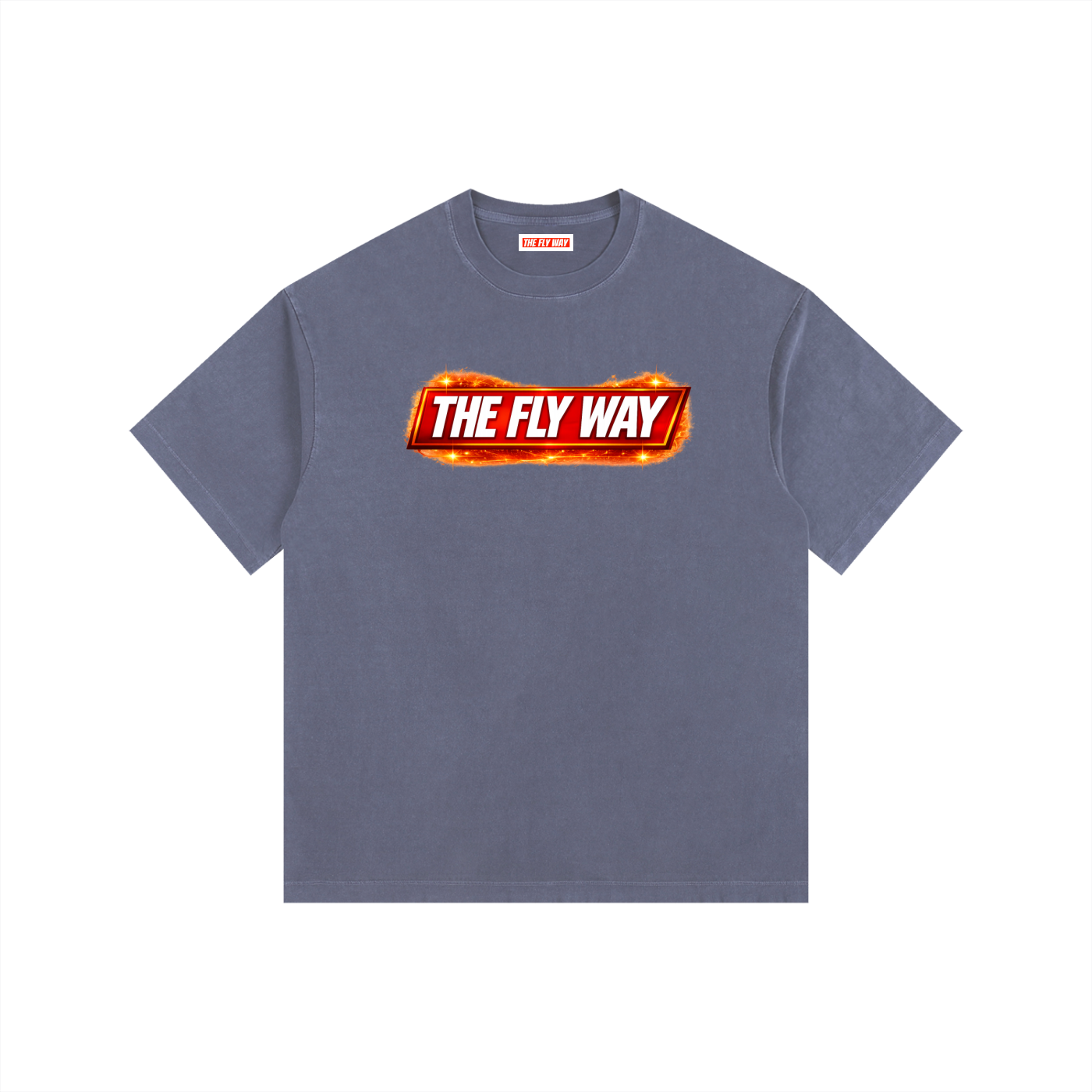 Vintage Washed Oversized Cotton T-Shirt TFW/SFK FRONT & BACK