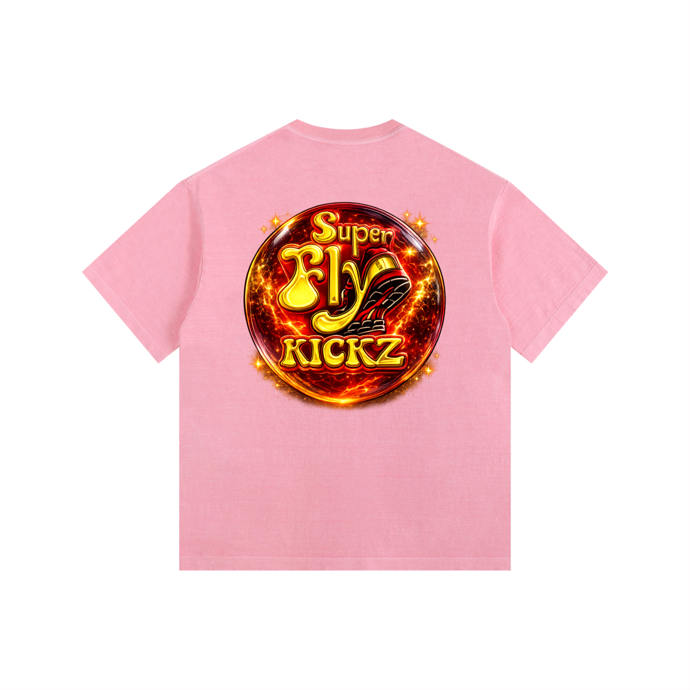 Vintage Washed Oversized Cotton T-Shirt TFW/SFK FRONT & BACK