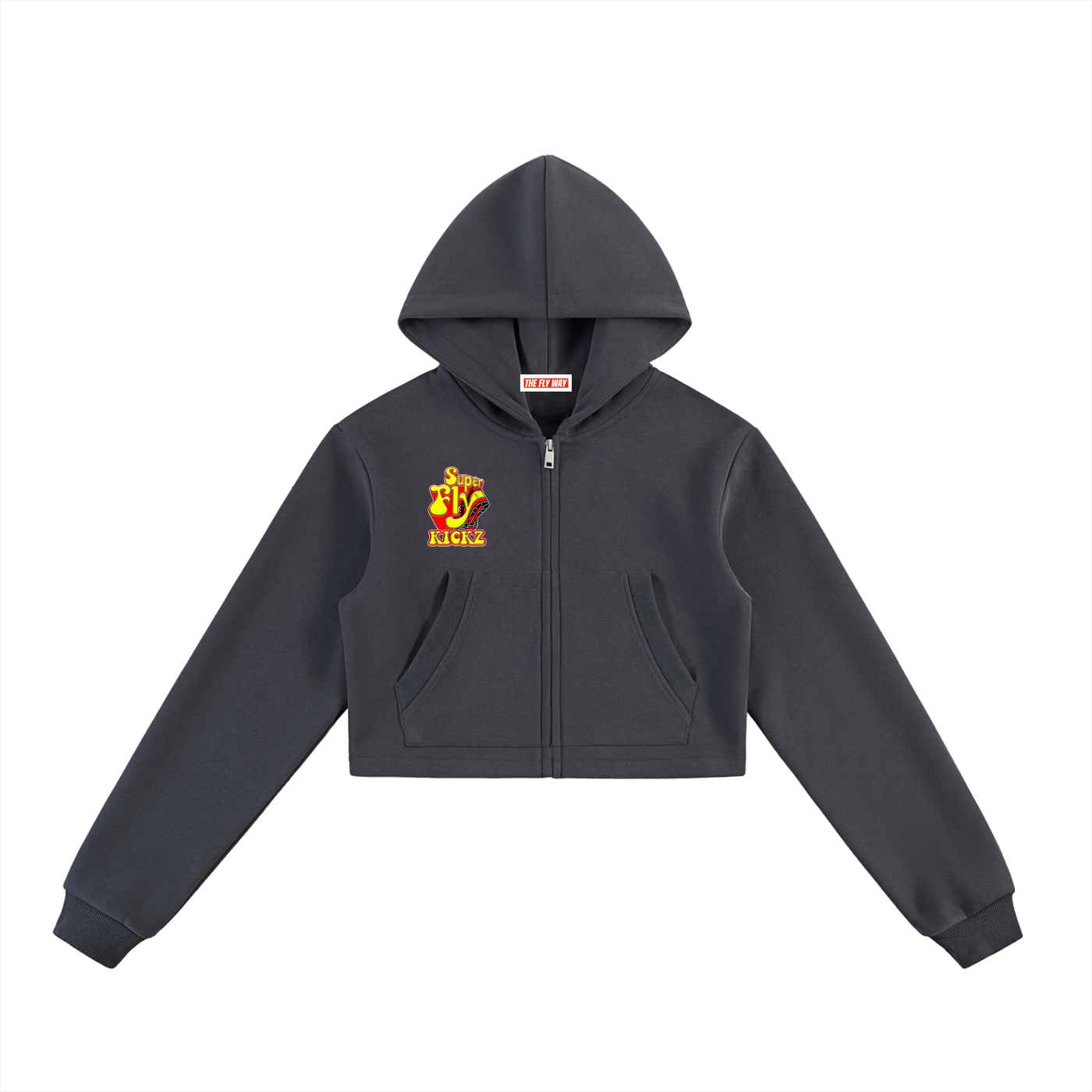 Women's Classic SFK Cropped Zip-Up Hoodie