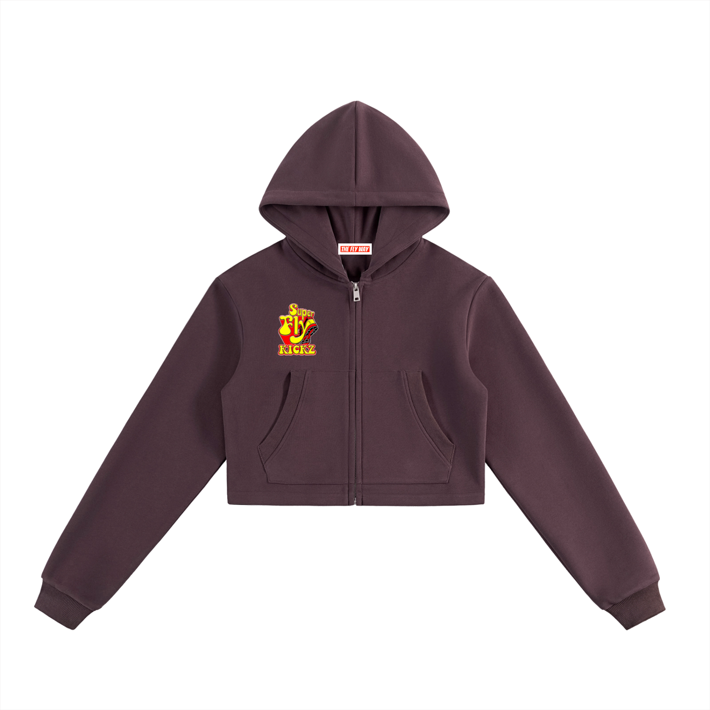 Women's Classic SFK Cropped Zip-Up Hoodie