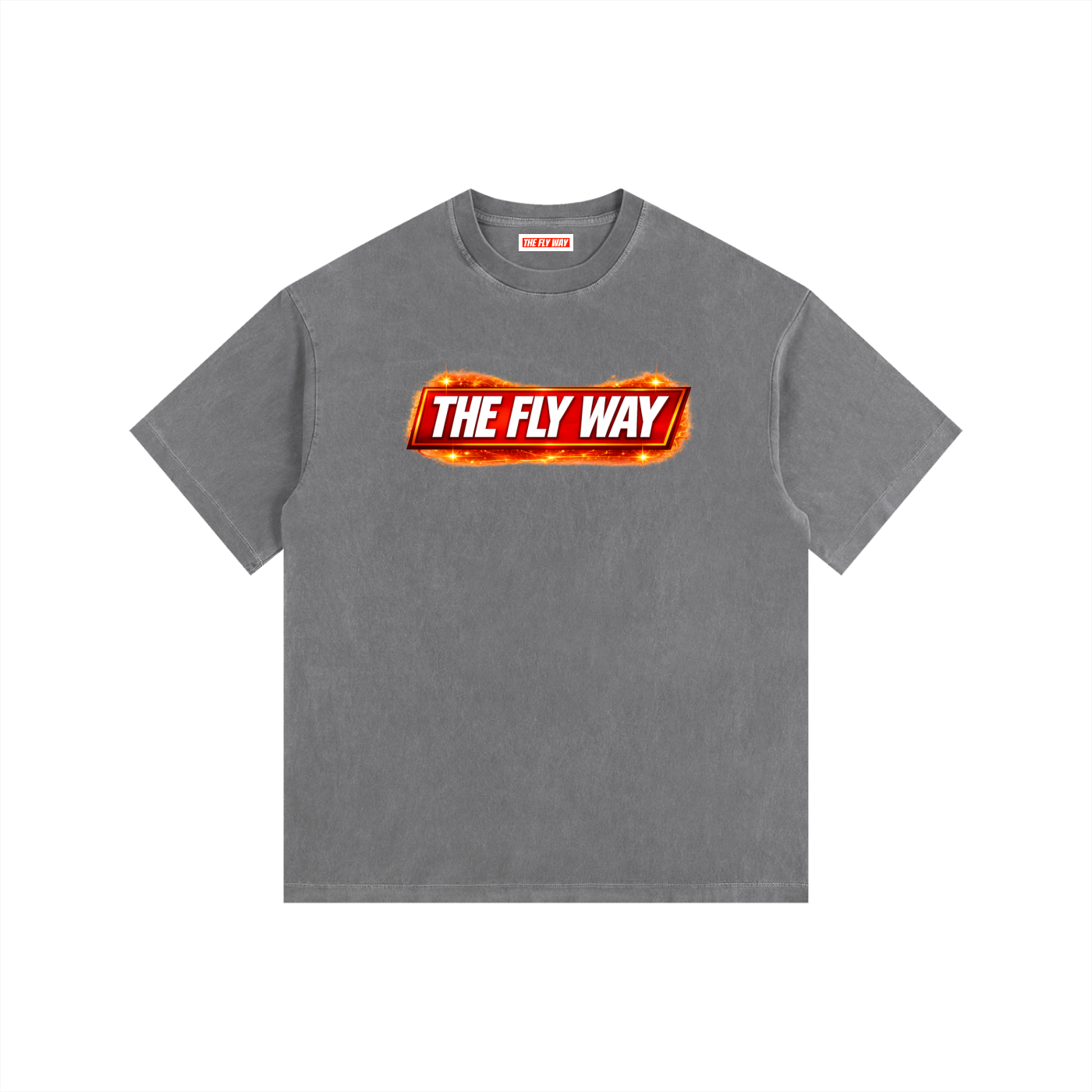 Vintage Washed Oversized Cotton T-Shirt TFW/SFK FRONT & BACK