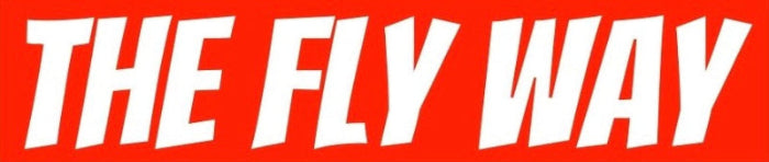 The Fly Way logo featuring bold white text on a bright red background.