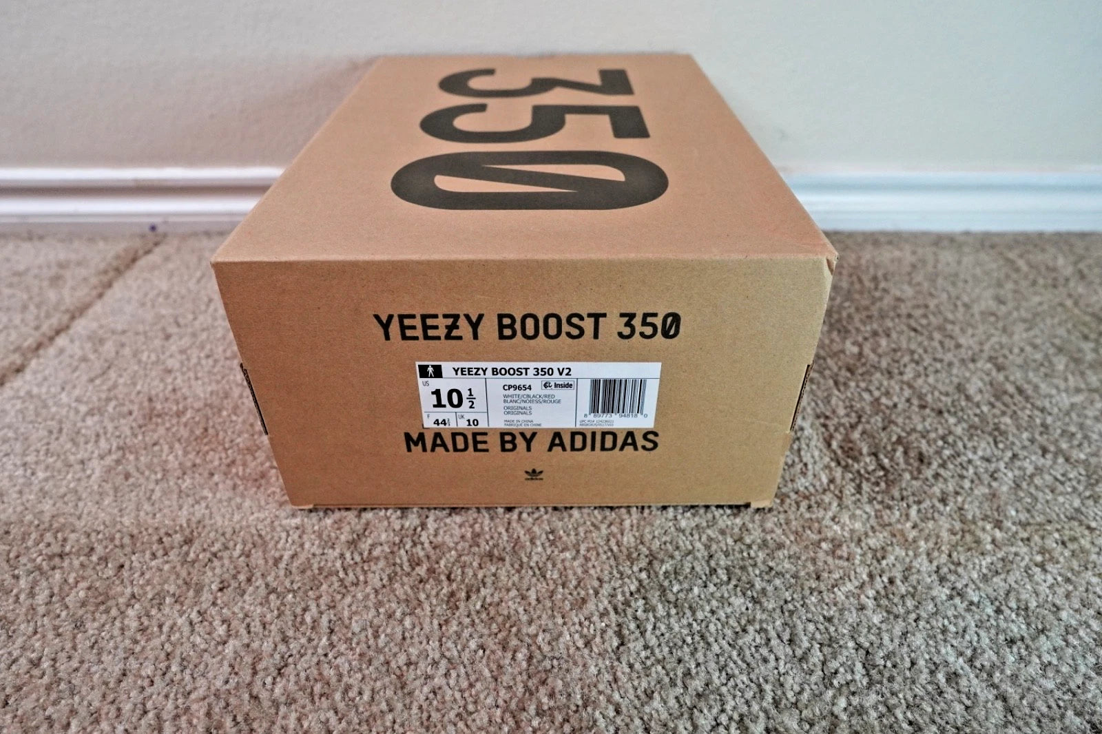 adidas Yeezy Boost 350 V2 Zebra CP9654 NEW Men's Sizes 5.5 &amp; 10.5 Authentic