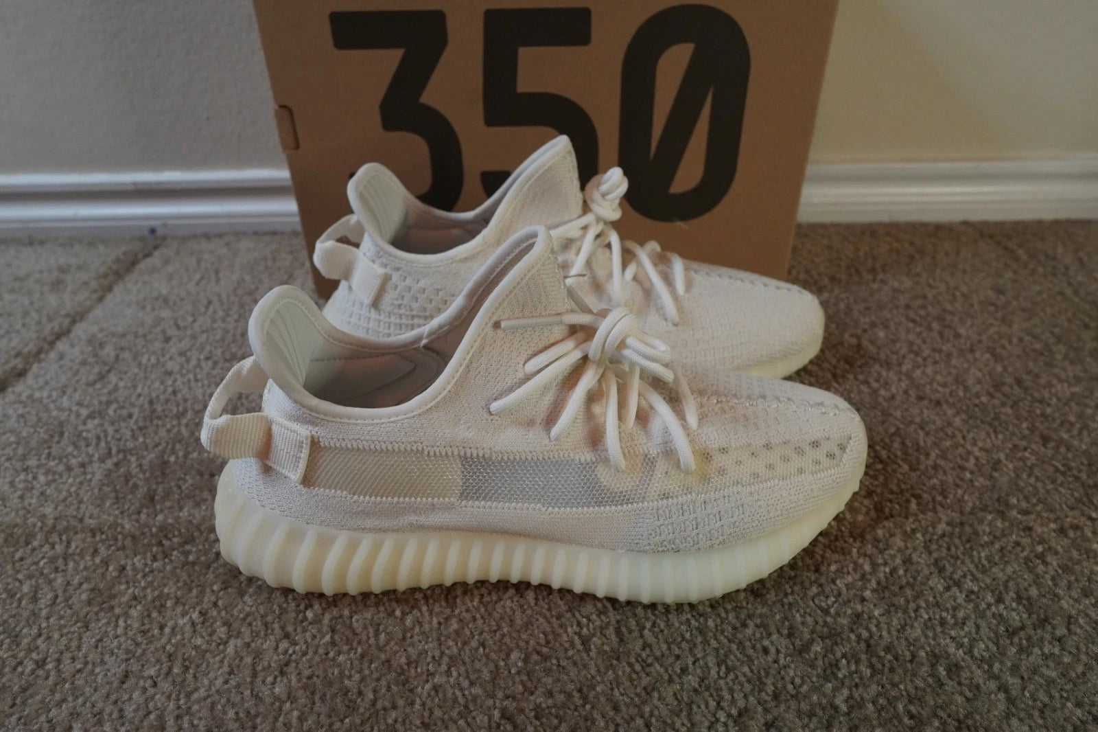 adidas Yeezy Boost 350 V2 Bone HQ6316 NEW Men's Size 10.5 Authentic