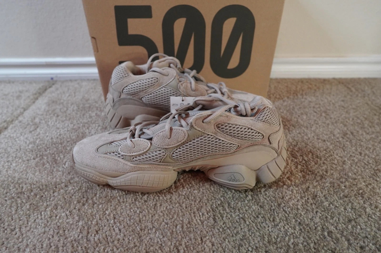 adidas Yeezy 500 Taupe Light GX3605 NEW Men's Size 10 Authentic