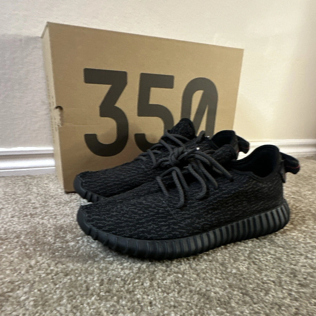 adidas Yeezy Boost 350 Pirate Black BB5350 NEW Men's Size 10.5 Authentic