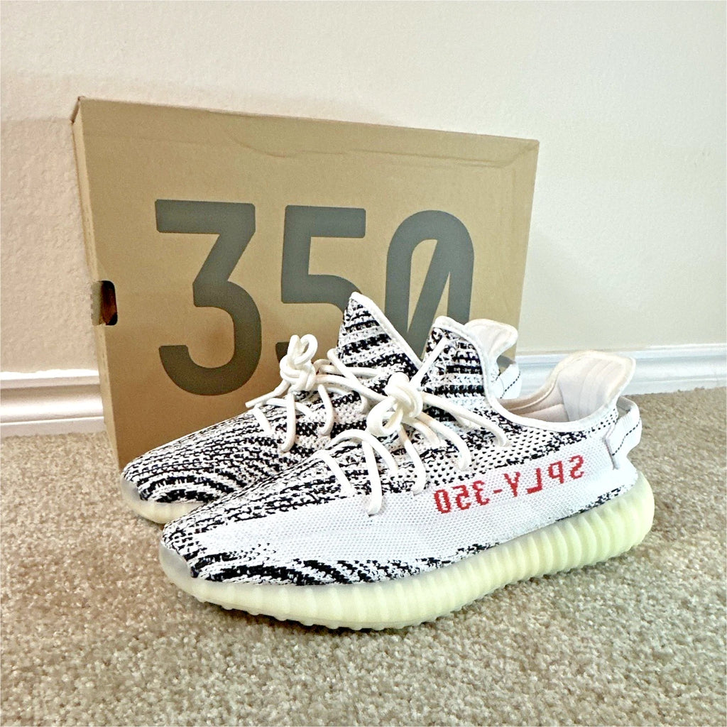 adidas Yeezy Boost 350 V2 Zebra CP9654 NEW Men's Sizes 5.5 &amp; 10.5 Authentic