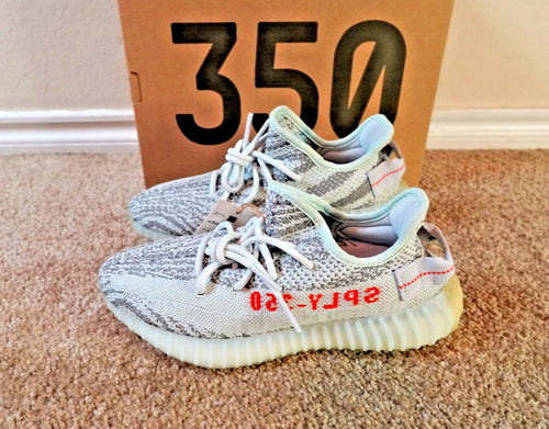 adidas Yeezy Boost 350 V2 Blue Tint B37571 NEW Men's Sizes 6 &amp; 10.5 Authentic