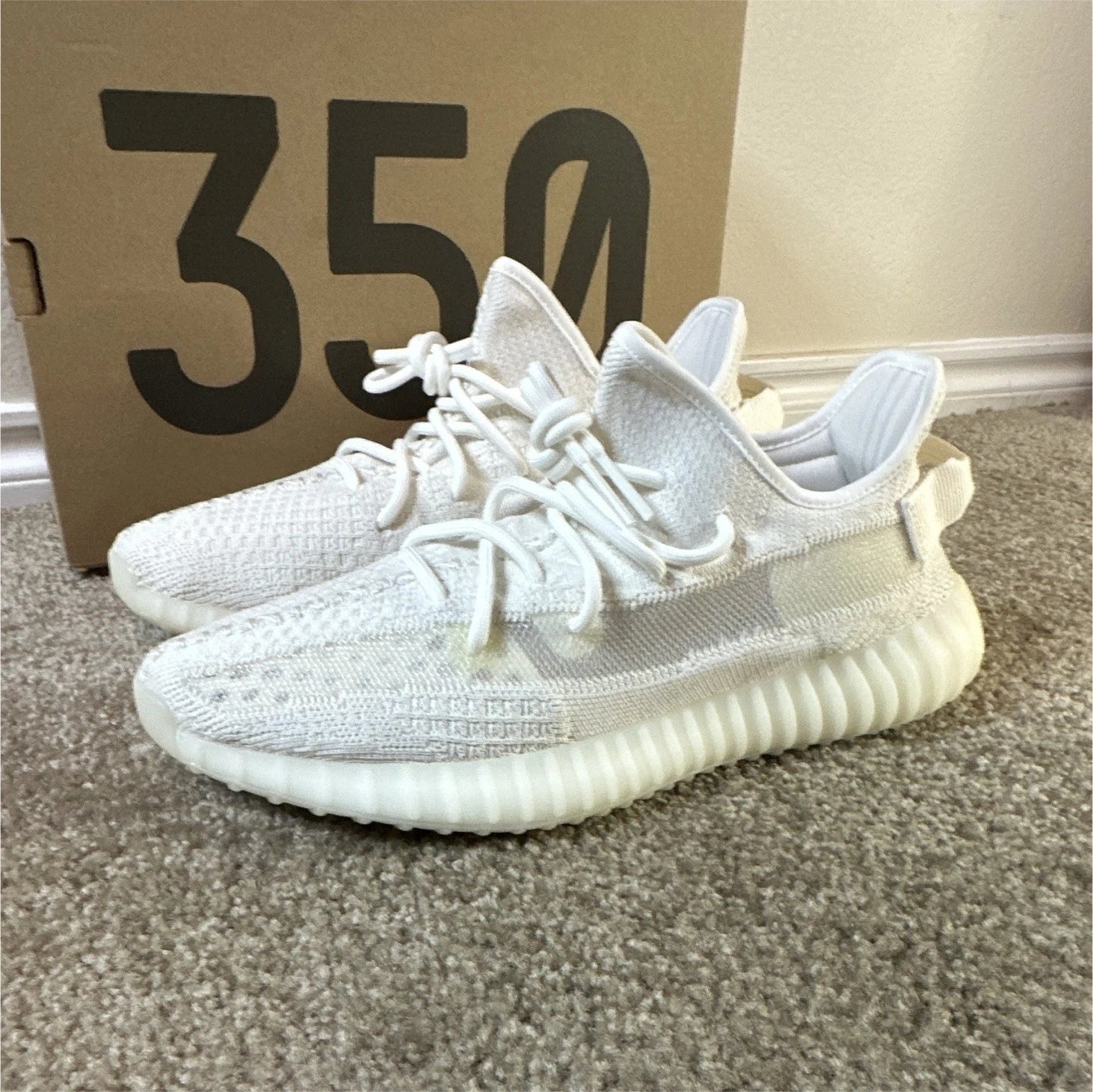 adidas Yeezy Boost 350 V2 Bone HQ6316 NEW Men's Size 10.5 Authentic