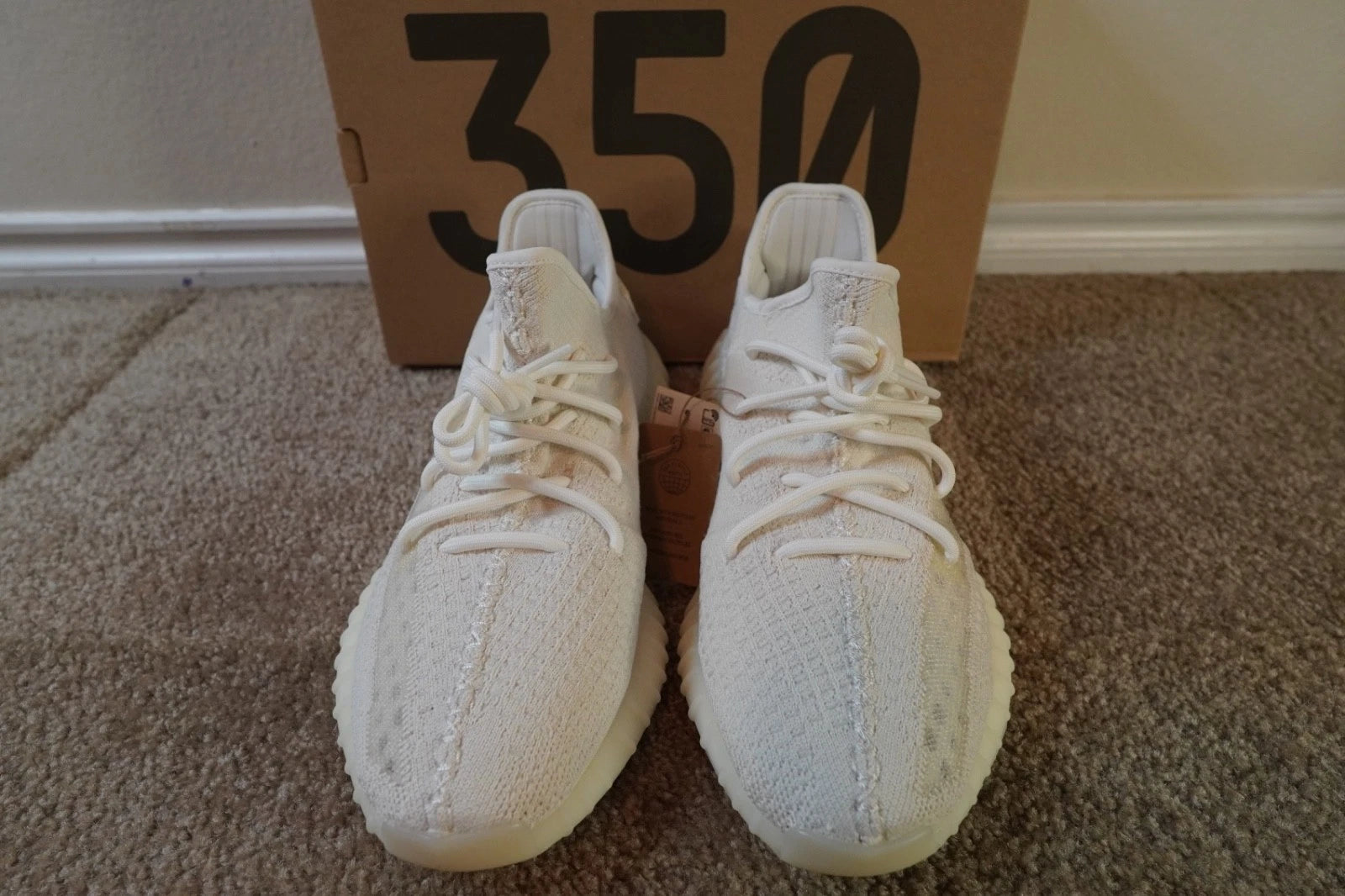 adidas Yeezy Boost 350 V2 Bone HQ6316 NEW Men's Size 10.5 Authentic