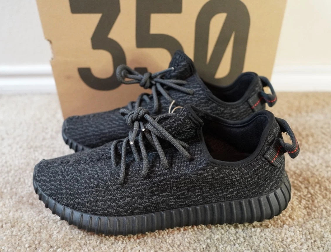 adidas Yeezy Boost 350 Pirate Black BB5350 NEW Men's Size 10.5 Authentic
