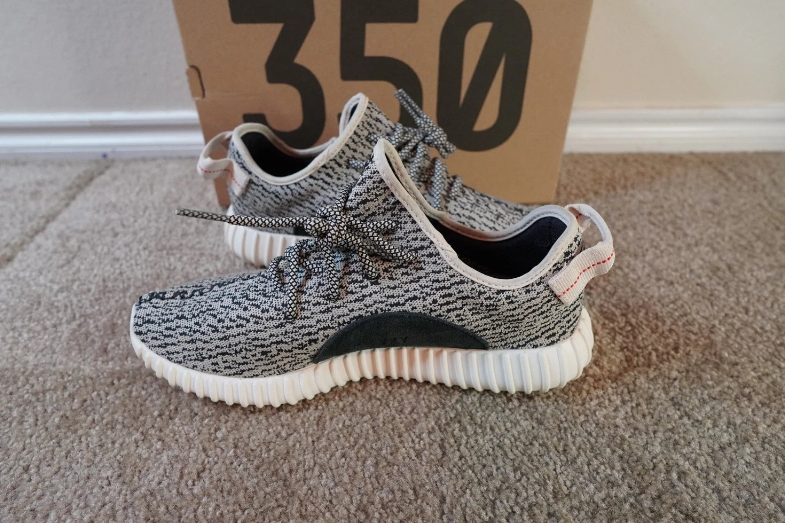 adidas Yeezy Boost 350 Turtle Dove AQ4832 NEW Men's Size 10.5 Authentic