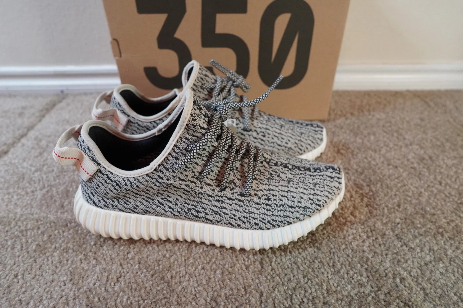 adidas Yeezy Boost 350 Turtle Dove AQ4832 NEW Men's Size 10.5 Authentic