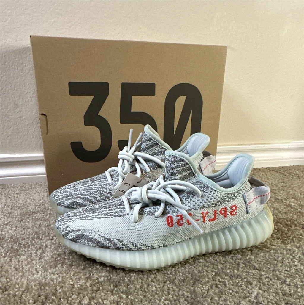 adidas Yeezy Boost 350 V2 Blue Tint B37571 NEW Men's Sizes 6 &amp; 10.5 Authentic